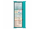 WhiteCoat Clipboard® Trifold - Teal Physical Therapy Edition